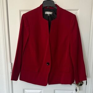 Kasper Women's Bold Red Suit Jacket